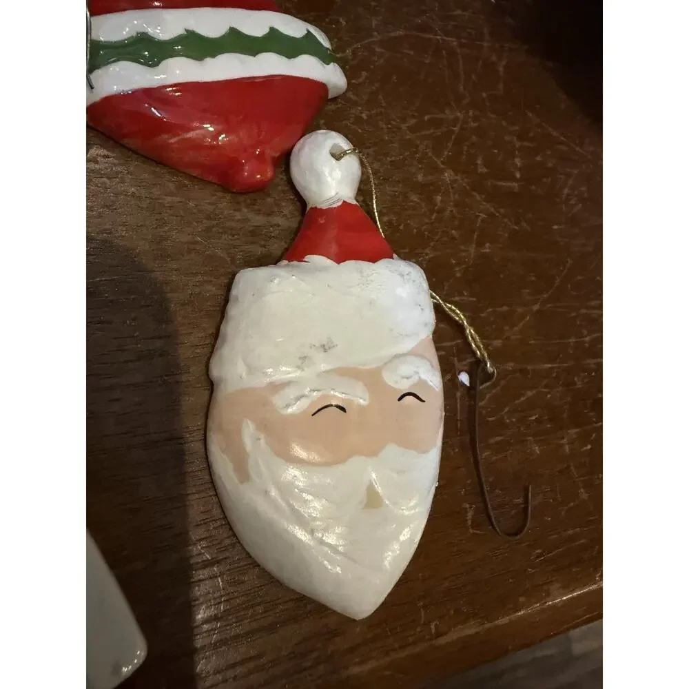 Set of 20 Vintage (early 90s)‎ Ceramic Christmas Ornaments